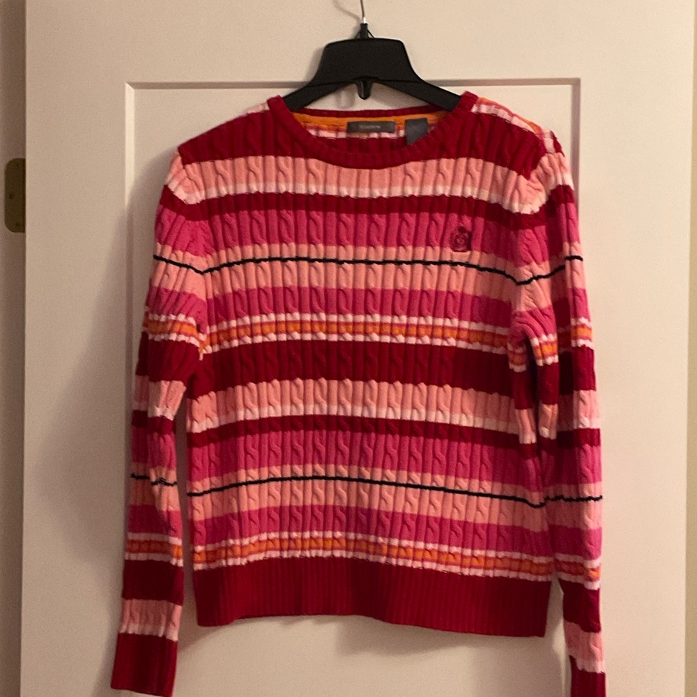 VINTAGE LIZ CLAIBORNE MULTICOLOR CREWNECK SWEATER- SIZE XL